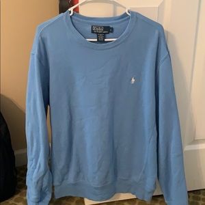 Light blue crew neck- lightly worn